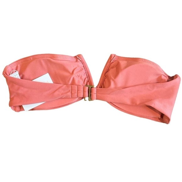 NWT Andie Swim The Scala Bikini Top In Punch Pink Size Small - Picture 4 of 6